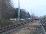 442 840-5 als S3 von Warnemünde nach Güstrow bei der Einfahrt im Haltepunkt Rostock-Bramow.01.01.2014