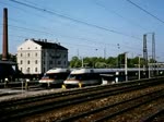 DB 403 Mitte der 1970er Jahre, als er als IC planmig unterwegs war.