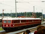 Triebzüge der Reihe ET 25 an unterschiedlichen Orten zum Ende ihrer Einsatzzeit.