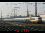 Im Jahr 1 nach dem 175-jhrigen Jubilum zeigt sich der historische IC uerlich im richtigen Erscheinungsbild. Am 4. Mrz 2011 fhrt er als IC 2410 auf dem Weg von Kln nach Flensburg mit 103 235 in Essen Hbf. ein.