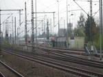 Ein IC Zug fährt zur Reinigung ein unweit des Bahnhofs Dresden Reick, Schblok war 101 046 1.