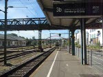Am 6. August um 9:27 wird der IC 2370 von 101 141  Bahnazubis gegen Hass und Gewalt  aus den Abstellgleisen in den Bahnhof Konstanz gefahren. Ziel ist Hamburg Altona. Leider waren einige der Wagen besprayt.