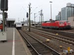 ICE 1075 von Berlin Südkreuz nach Frankfurt(Main)Hbf bei der Ausfahrt in Hannover Hbf am 11.03.2016
