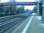 Zu sehen 185 der DB Railion bei der Durchfahrt am 29.12.2009 durch den Bahnhof Peine in Richtung Braunschweig.  