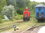 FAUR 399 105-6 rangierte am 27.07.2010 im Wangerooger Bahnhof.