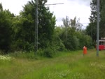 Historische Straßenbahn im Straßenbahnmuseum Schönberger Strand am 27.06.2013 