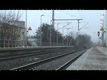 S-Bahn Leipzig - Halle in Schkeuditz geschoben von einer 143er 30.12.2009