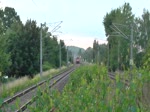 Am 30.06.2014 durchfährt der RE 4776, nach Hof Hbf, den Hp Zwickau-Pölbitz.