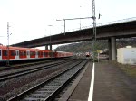 InterRegioExpres 4227 nach Lindau Hbf von Stuttgart Hbf hat am 21.03.08 Einfahrt in den Bahnhof Plochingen.