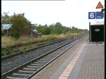 NOB aus Westerland/Sylt durchfhrt den Bahnhof St.Michaelisdonn .