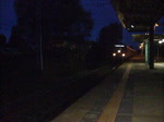 Halberstdter Steuerwagen+182 004-2(hinten) mit RE38591 von Warnemnde Richtung Berlin Hbf(tief)bei der Durchfahrt im Haltepunkt Rostock-Marienehe.(30.10.10)