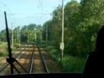 Das ist eine Fhrerstandsmitfahrt von Ragow nach Lbbenau/Spreewald. Diese Orte befinden sich sdlich von Berlin. Damals bin ich mit dem RE2 nach Cottbus gefahren. Die  Gesprche  sind von mir und meinem Vater und haben keine Bedeutung.
