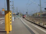 RE38604(Prignitz-Express)von Berlin-Spandau nach Wittenberge bei der Einfahrt im Bahnhof Wittenberge.(12.04.09)
