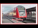 RE 5 mit Loks der BR 112 auf der Fahrt von und nach Rostock bzw. von und nach Lutherstadt Wittenberg kreuzen auf dem Bf Neustrelitz. Anschließend durchfährt ein DB Schenker Güterzug den Bahnhof, im Einsatz war eine Lok der 185er BR. - 08.12.2014
