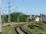 Ausfahrt des RE 38219 aus dem Bahnhof Wismar nach Berlin und Ludwigsfelde 11.05.2008
