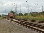 RB 17812 von Schnebeck(Elbe)nach Wittenberge bei der Einfahrt im Bahnhof Stendal die Nebengerusche kommen vom 642 neben an.27.08.2011