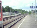 Abfahrt des IRE 4210 aus Aulendorf nach Ulm Hbf, aufgenommen am 22.07.2008