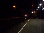 Eine Regionalbahn von Lichtenfels nach Nrnberg am 7. November 2009 bei der Einfahrt in Bad Staffelstein.