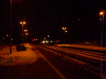Eine RB nach Lichtenfels verlsst am 8. Mrz 2010 Kronach.