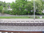 Eine RB nach Lichtenfels verlsst am 20. Mai 2010 den Kronacher Bahnhof.