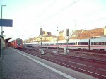 Erlangen, Gleis 4, Ausfahrt RE nach Nrnberg.(13.01.08) 