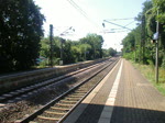 RE 14209 fhrt hier gezogen von einer 111 er in den Bahnhof Peine ein aufgenommen am 07.08.2010