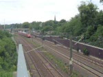 RE9 Aachen Hbf - Siegen mit Br 111 fhrt mit 140 km/h durch Frechen-Knigsdorf.