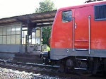 111 118-6 mit dem RE3  Rhein-Emscher-Express  von Dsseldorf zur Fahrt nach Hamm bei der Ausfahrt aus Kamen.(17.07.07)