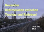 Zwischen Dresden Trachau und Radebeul Ost rollt der Verkehr  schon wieder  auf 2 Gleisen,eine Baustraße wird wohl auf den alten, östlichen Gleisen angelegt werden, aktuell gibt es einen