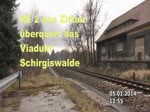 RE 2 auf dem Weg nach Dresden überquert das Viadukt Schirgiswalde