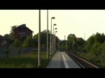 In romantischer Abendstimmung durchfahren zwei VT 612 als RE 3665/3685 von Gttingen nach Chemnitz Hbf und Zwickau (Sachs) Hbf den kleinen Weimarer Haltepunkt Oberweimar.