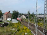 Eine RB aus Heilbad Heiligenstadt erreicht den Bahnhof Nordhausen. (22.08.2009)