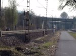 Bahnbergang Durlach - Hagsfeld Durchfahrt S32 nach Menzingen  