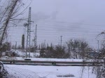 S-Bahn im Schnee - BR 481 auf der S3 in Richtung Erkner, hier beim Betriebsbahnhof Rummelsburg.