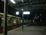 Die S-Bahnlinie 3 nach Ostbahnhof fhrt aus dem Bahnhof Kpenick.(27.2.2010)