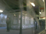 Mitfahrt in der S-Bahnlinie 1 von der Station Nikolassee zur Station Wannsee.(2.4.2010)