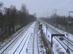 S-Bahnhof Karlshorst: Einfahrt einer S3 nach Ostkreuz.