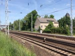 Aus(Test)fahrt S Bahn Berlin 484 00? aus den Bahnhof Berlin Flughafen Schönefeld am 21. Mai 2020 in Richtung BER 