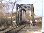 Einfahrt einer Ringbahn in Richtung Ostkreuz am 18.3.2008 in Storkower Strae.