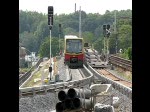 nun ist endlich soweit , der neue Bahnsteig in Berlin Ostkreuz ist fertig.