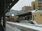 Ein Zug der S-Bahn Berlin GmbH nach Ahrensfelde in Potsdam Hbf.