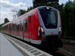 Messfahrt eines Triebzugs der Reihe 490 für die S-Bahn Hamburg am 7. August 2017 durch Bad Oeynhausen.