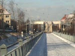 Auch in Rostock lag Anfang des Jahres etwas Schnee. So auch am S-Bf Parkstrae; 06.01.2009