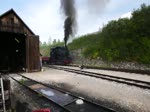 Ausfahrt eines Dampfzuges der Härtsfeld-Museumsbahn, 14.5.2015