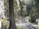 Ein Planzug  zum Brocken am 14.10.2012 gegen 11:48 Uhr in der Kurve am Eckerloch  Zuglock ist 99 4271 - 5
