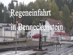 Wandern im Harz macht immer Spaß, und wenn es mal zu doll  regnet, nehmen wir eben den TW nach Drei Annen Hohne , 10:04 Uhr ab Benneckenstein.So auch am 15.10.2013