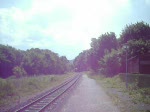 Triebwageneinfahrt aus Gernrode in Bad Suderode.