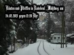 Auch wenn es so aussieht, der Lokfhrer  pfeifft  nicht den Videofilmer an, sondern am Anfang des Mhlweges stehen die Signaltafeln B5 und Pf 2.