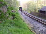 99 4511, genannt das Meppl fhr am letzten Tag des Bahnhofsfestes 2008 in den Bahnhof Jhstadt ein.