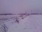 Bei Schnee + Sturm gehe ich Trotzdem Raus um zufotografieren als auch Videos zumachen / Am 11.3.13 war Die RBB 251 901 mit Schneepflug auf Schneewehen beseitigung gewesen. / hier Kurz vor Putbus